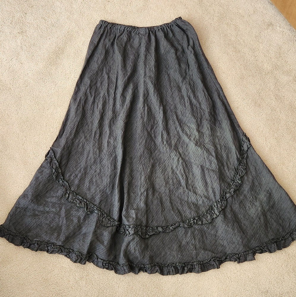 CP Shades Gray Maxi Skirt
